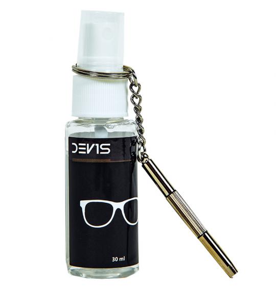 Lens cleaning spray