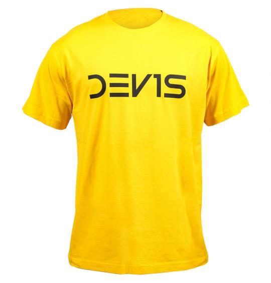 Tričko DEV1S unisex žlté